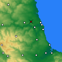 Nearby Forecast Locations - 纽卡斯尔 - 图