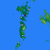 Nearby Forecast Locations - 赫布里底群岛北部 - 图
