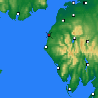 Nearby Forecast Locations - 沃金頓 - 图
