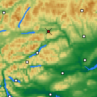 Nearby Forecast Locations - Loch Tummel - 图