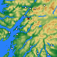 Nearby Forecast Locations - Ballachulish - 图