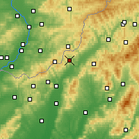 Nearby Forecast Locations - Horná Súča - 图