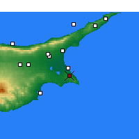 Nearby Forecast Locations - 帕拉利姆尼 - 图