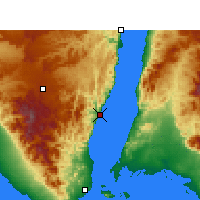Nearby Forecast Locations - Dahab - 图