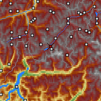 Nearby Forecast Locations - 席爾瓦普拉納湖 - 图