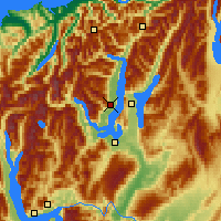 Nearby Forecast Locations - 瓦納卡湖 - 图