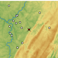 Nearby Forecast Locations - Latrobe - 图