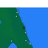 Nearby Forecast Locations - 维罗海滩 - 图