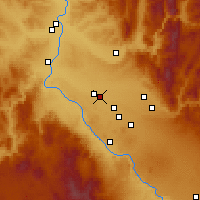 Nearby Forecast Locations - 考德威爾 - 图