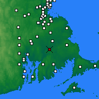 Nearby Forecast Locations - 汤顿 - 图