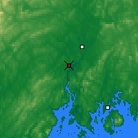 Nearby Forecast Locations - 班戈 - 图