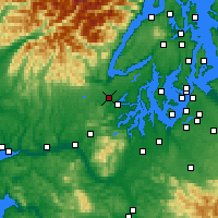 Nearby Forecast Locations - 雪爾頓 - 图