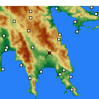 Nearby Forecast Locations - Geraki - 图