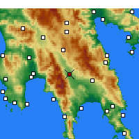 Nearby Forecast Locations - 斯巴达 - 图