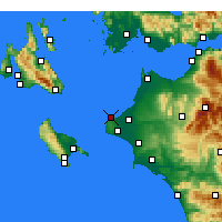 Nearby Forecast Locations - Kyllini - 图