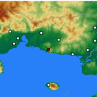 Nearby Forecast Locations - Maroneia - 图