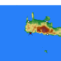 Nearby Forecast Locations - Palaiochora - 图
