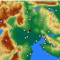 Nearby Forecast Locations - Koufalia - 图