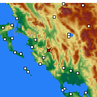 Nearby Forecast Locations - Paramythia - 图