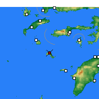 Nearby Forecast Locations - Megalo Chorio - 图