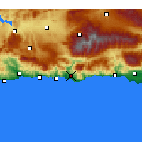 Nearby Forecast Locations - 莫特里尔 - 图