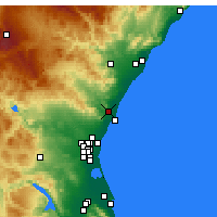 Nearby Forecast Locations - 萨贡托 - 图