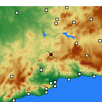 Nearby Forecast Locations - 安特克拉 - 图