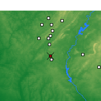 Nearby Forecast Locations - 阿拉巴斯特 - 图