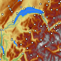 Nearby Forecast Locations - Praz de Lys-Sommand - 图