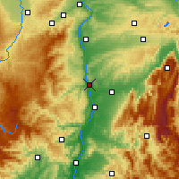 Nearby Forecast Locations - 坦耶尔米塔格 - 图