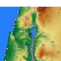 Nearby Forecast Locations - 提比里亞 - 图