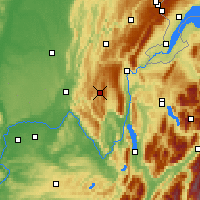 Nearby Forecast Locations - 奥特维耶－隆内斯 - 图