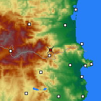Nearby Forecast Locations - 泰克河畔阿尔莱 - 图