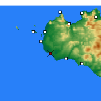 Nearby Forecast Locations - 馬扎拉-德爾瓦洛 - 图