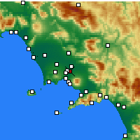 Nearby Forecast Locations - 卡萨尔诺沃-迪那波利 - 图