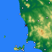 Nearby Forecast Locations - Marina de Cecina - 图