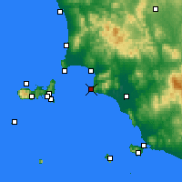 Nearby Forecast Locations - Punta Ala - 图
