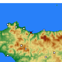 Nearby Forecast Locations - 泰尔米尼伊梅雷塞 - 图