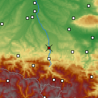Nearby Forecast Locations - 帕米耶 - 图