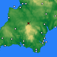 Nearby Forecast Locations - 奧克漢普頓 - 图