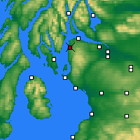 Nearby Forecast Locations - Inverkip - 图