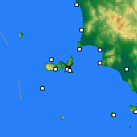 Nearby Forecast Locations - 波尔托阿祖罗 - 图