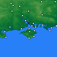 Nearby Forecast Locations - Hamble-le-Rice - 图