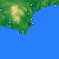 Nearby Forecast Locations - 达特茅斯 - 图