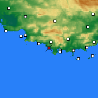 Nearby Forecast Locations - 邦多 - 图