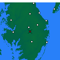 Nearby Forecast Locations - 劳雷尔 - 图