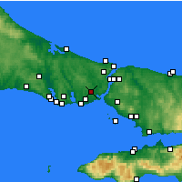 Nearby Forecast Locations - Eyüp - 图