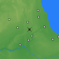 Nearby Forecast Locations - 內珀維爾 - 图