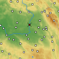 Nearby Forecast Locations - 赫拉德茨-克拉洛韦 - 图