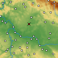 Nearby Forecast Locations - 姆拉達-博萊斯拉夫 - 图